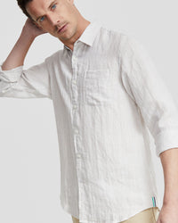 HOLLOWAY PURE LINEN SHIRT MENS SHIRTS