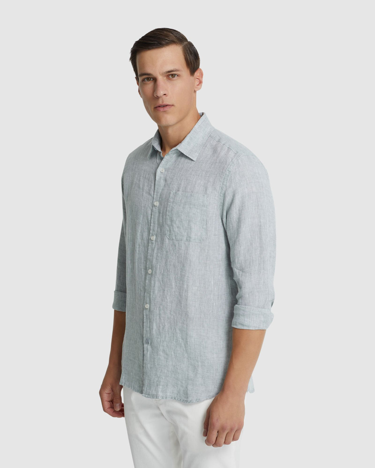 HOLLOWAY PURE LINEN SHIRT MENS SHIRTS