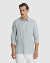 HOLLOWAY PURE LINEN SHIRT MENS SHIRTS
