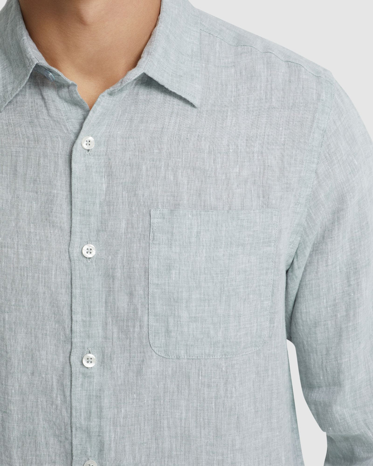 HOLLOWAY PURE LINEN SHIRT MENS SHIRTS