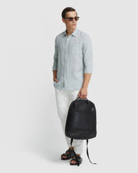 HOLLOWAY PURE LINEN SHIRT MENS SHIRTS