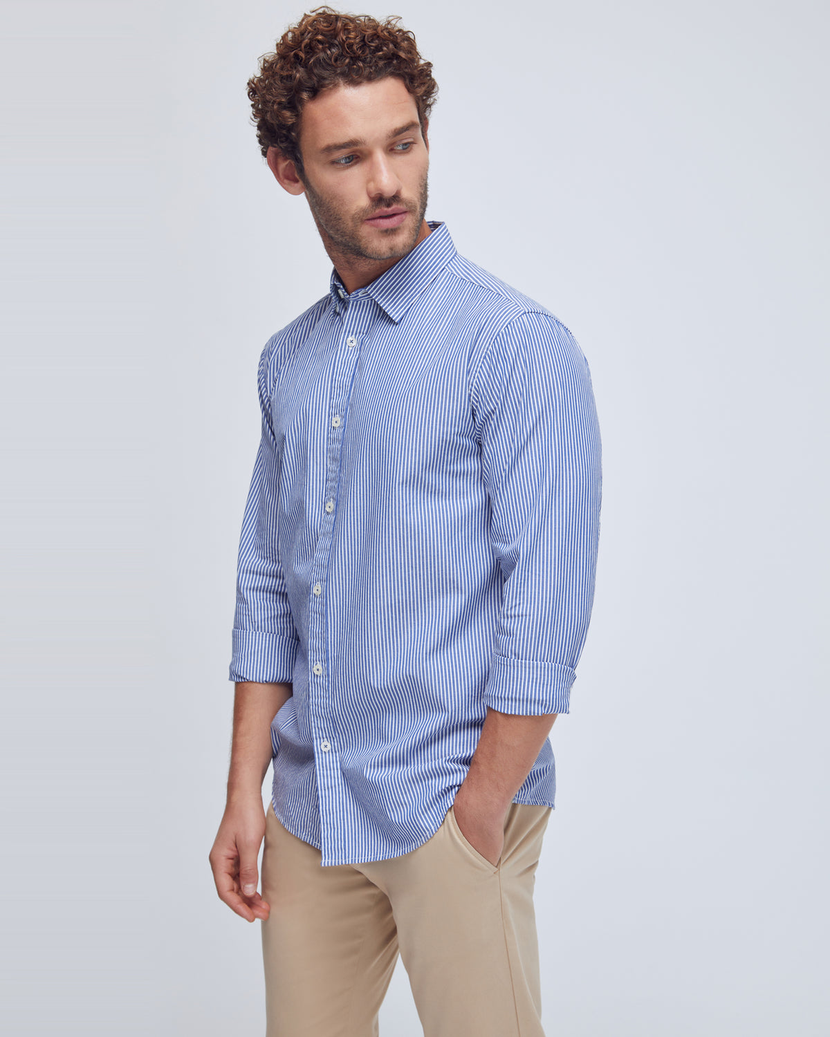 Shoreditch Bttn Down Stripe Shirt