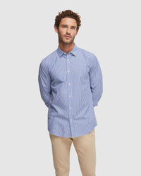 SHOREDITCH BUTTON DOWN STRIPE SHIRT MENS SHIRTS