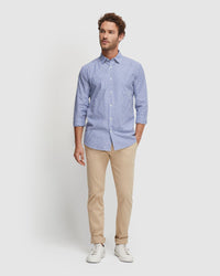SHOREDITCH BUTTON DOWN STRIPE SHIRT MENS SHIRTS