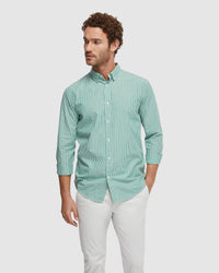 SHOREDITCH BUTTON DOWN STRIPE SHIRT MENS SHIRTS