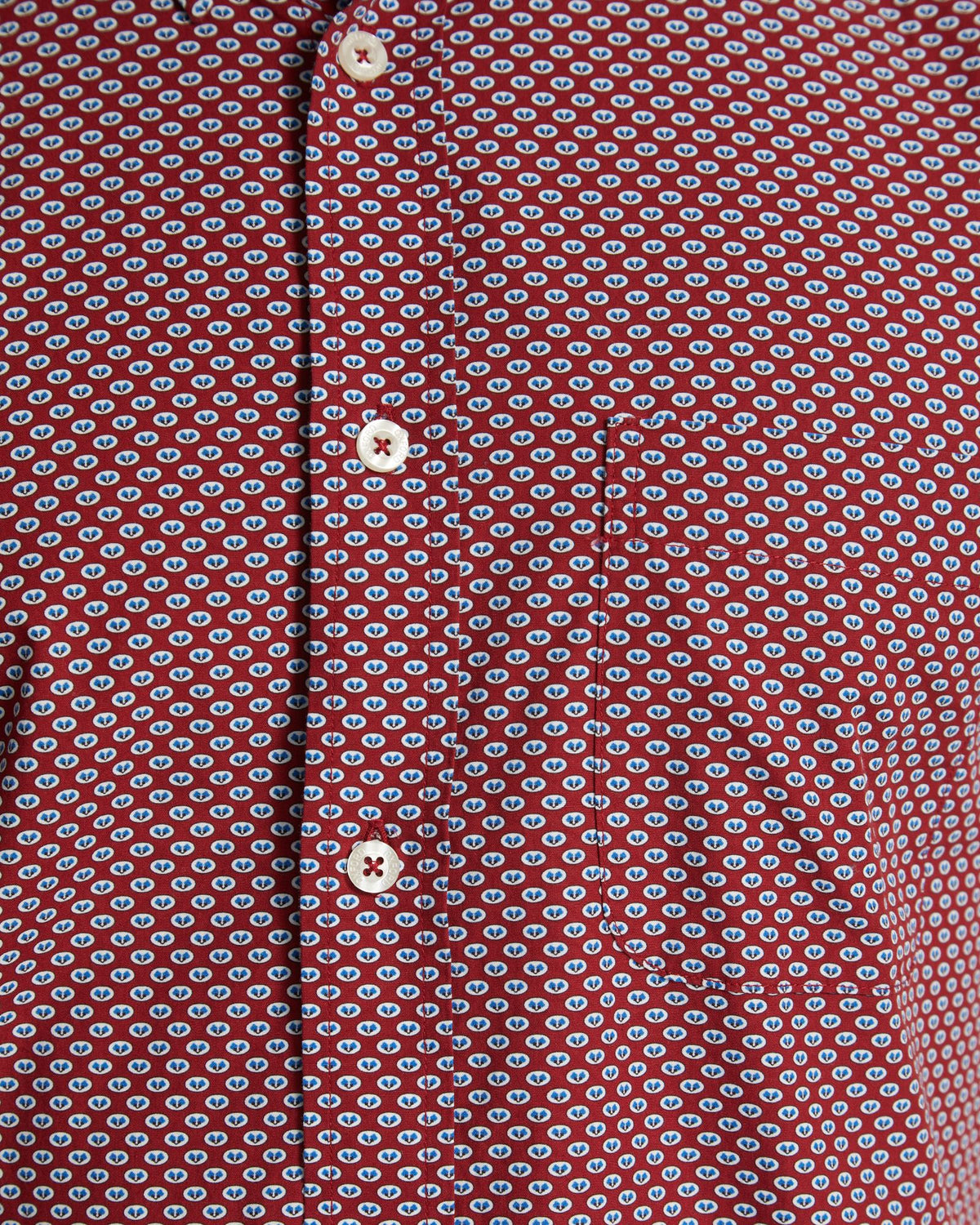 TOTTENHAM COTTON PRINTED SHORT SLEEVE SHIRT MENS SHIRTS