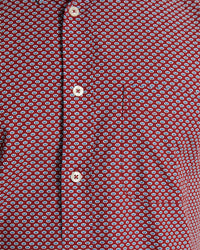 TOTTENHAM COTTON PRINTED SHORT SLEEVE SHIRT MENS SHIRTS