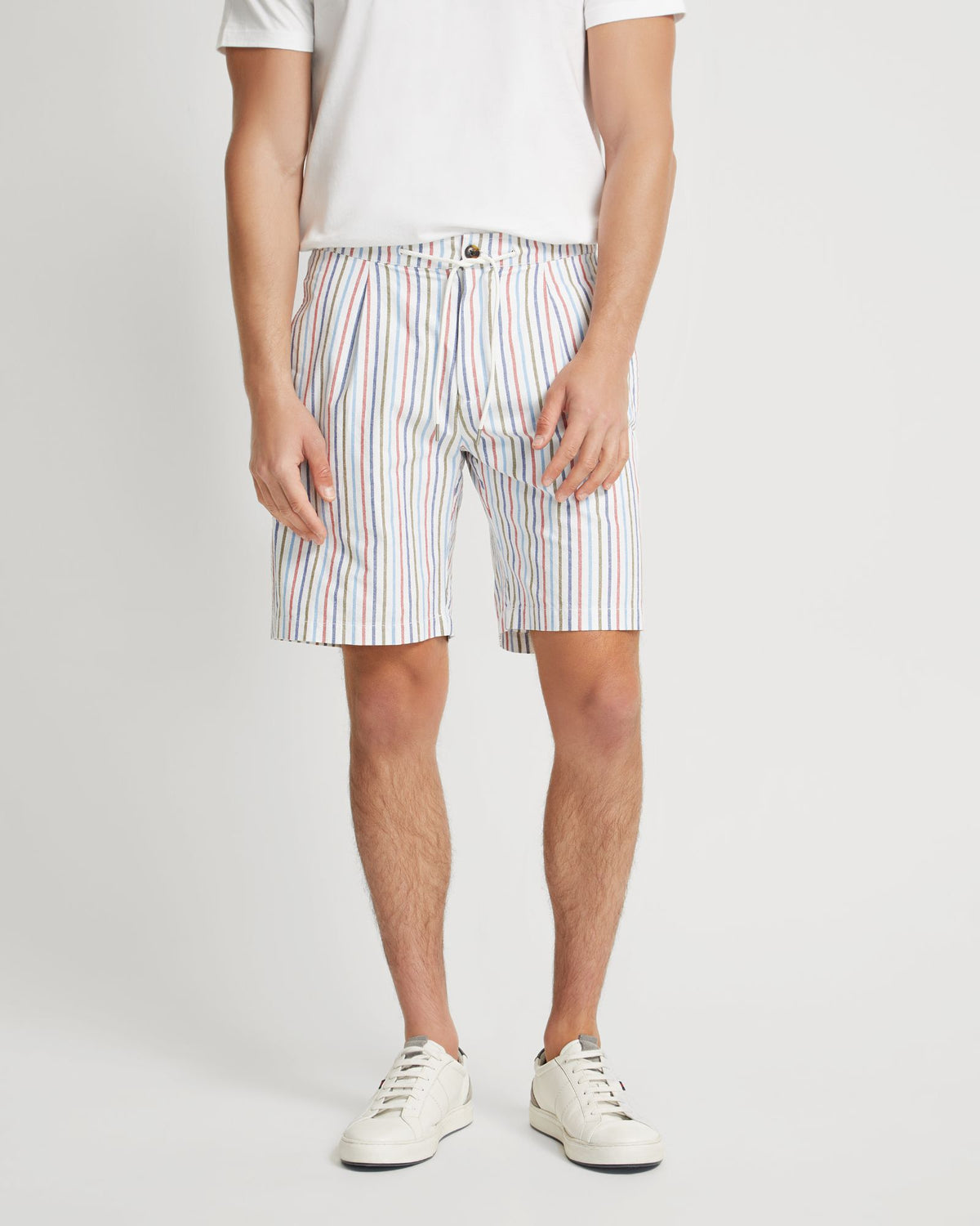 BARNEY COTTON STRIPE SHORTS MENS SHORTS