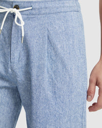 BARNEY LINEN BLEND SHORTS MENS SHORTS