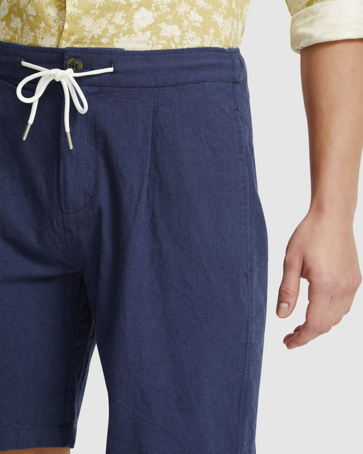 BARNEY LINEN BLEND SHORTS MENS SHORTS