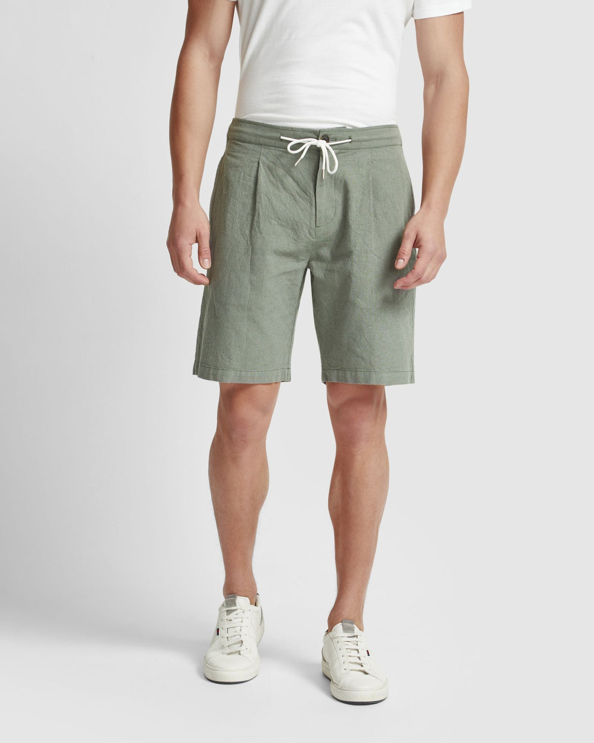 BARNEY LINEN BLEND SHORTS MENS SHORTS