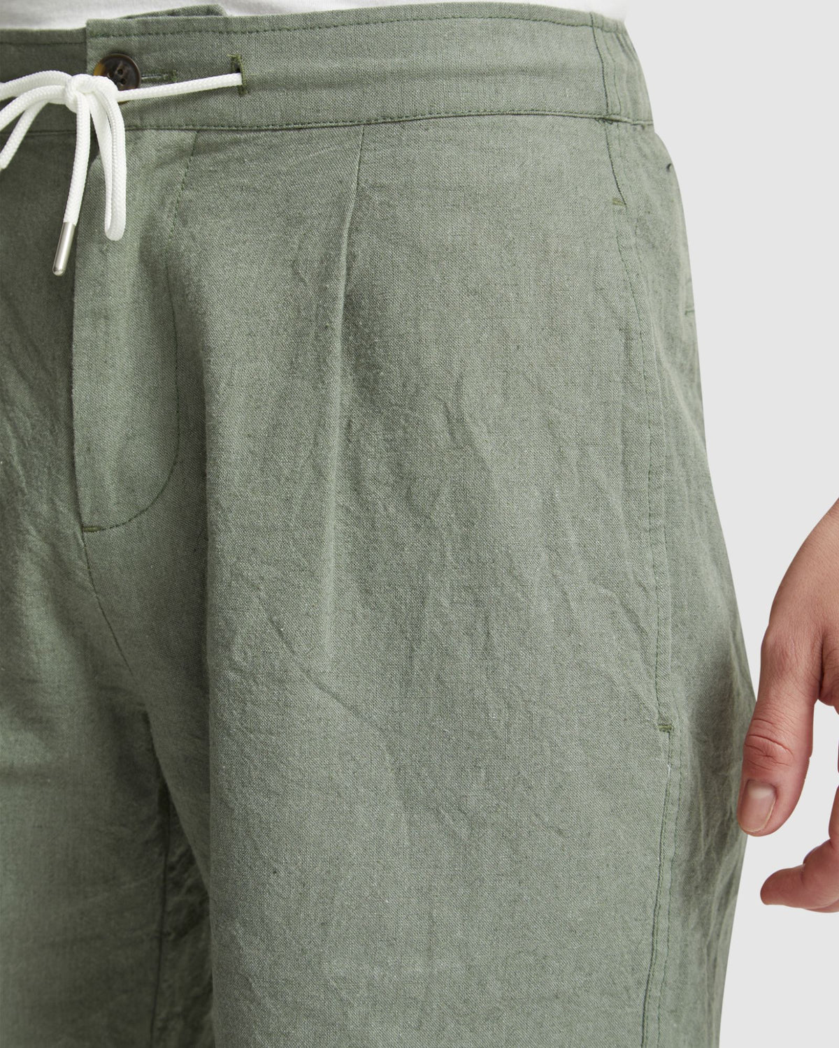 BARNEY LINEN BLEND SHORTS MENS SHORTS