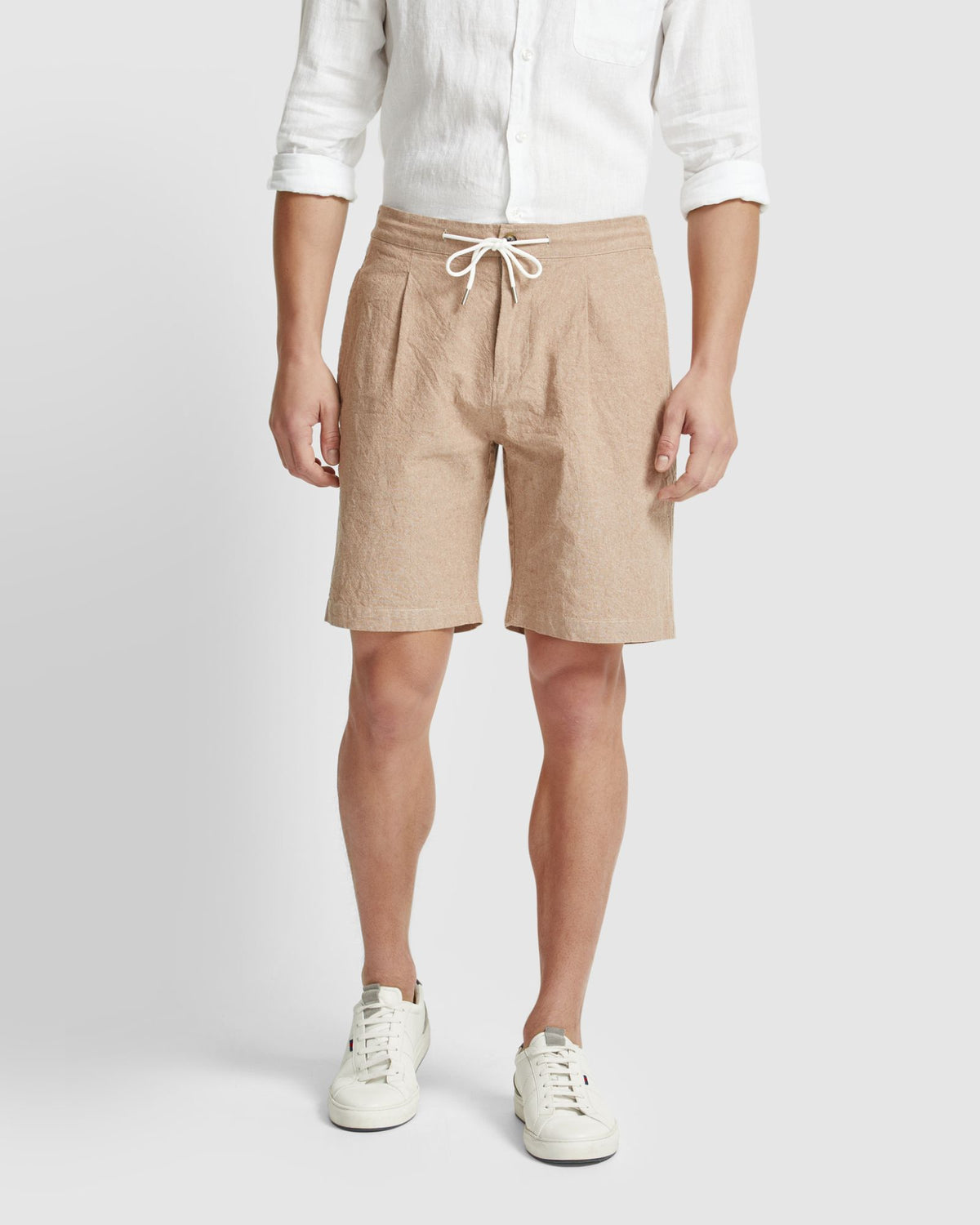 BARNEY LINEN BLEND SHORTS MENS SHORTS