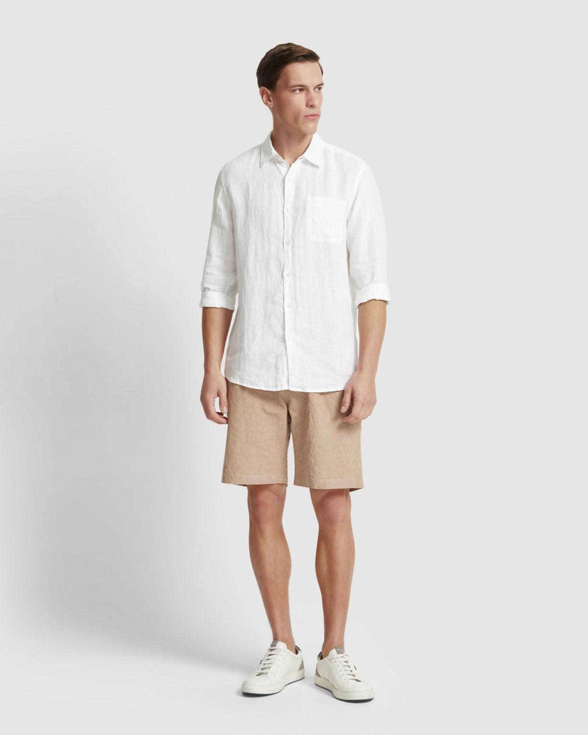 BARNEY LINEN BLEND SHORTS MENS SHORTS