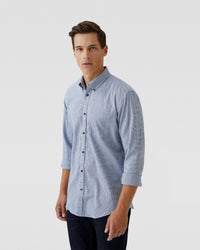 UXBRIDGE MICRO HOUNDTOOTH SHIRT MENS SHIRTS