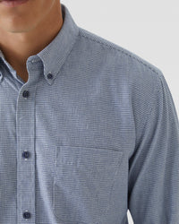 UXBRIDGE MICRO HOUNDTOOTH SHIRT MENS SHIRTS