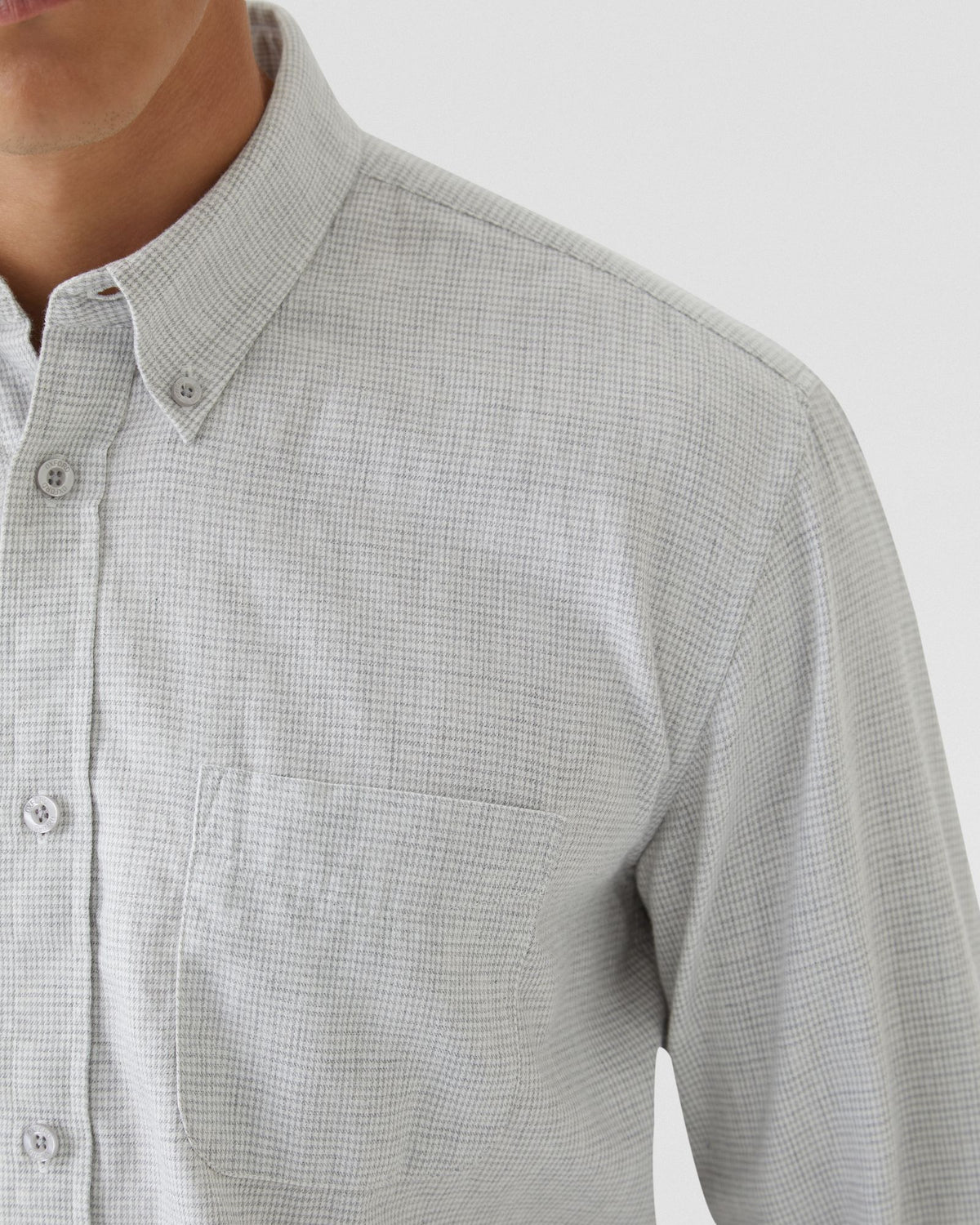 UXBRIDGE MICRO HOUNDSTOOTH SHIRT - AVAILABLE ~ 1-2 weeks MENS SHIRTS