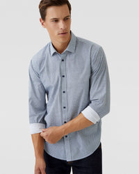 KENTON PRINTED COTTON SHIRT MENS SHIRTS