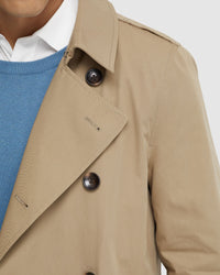 MARCO SHORT TRENCH COAT MENS JACKETS AND COATS