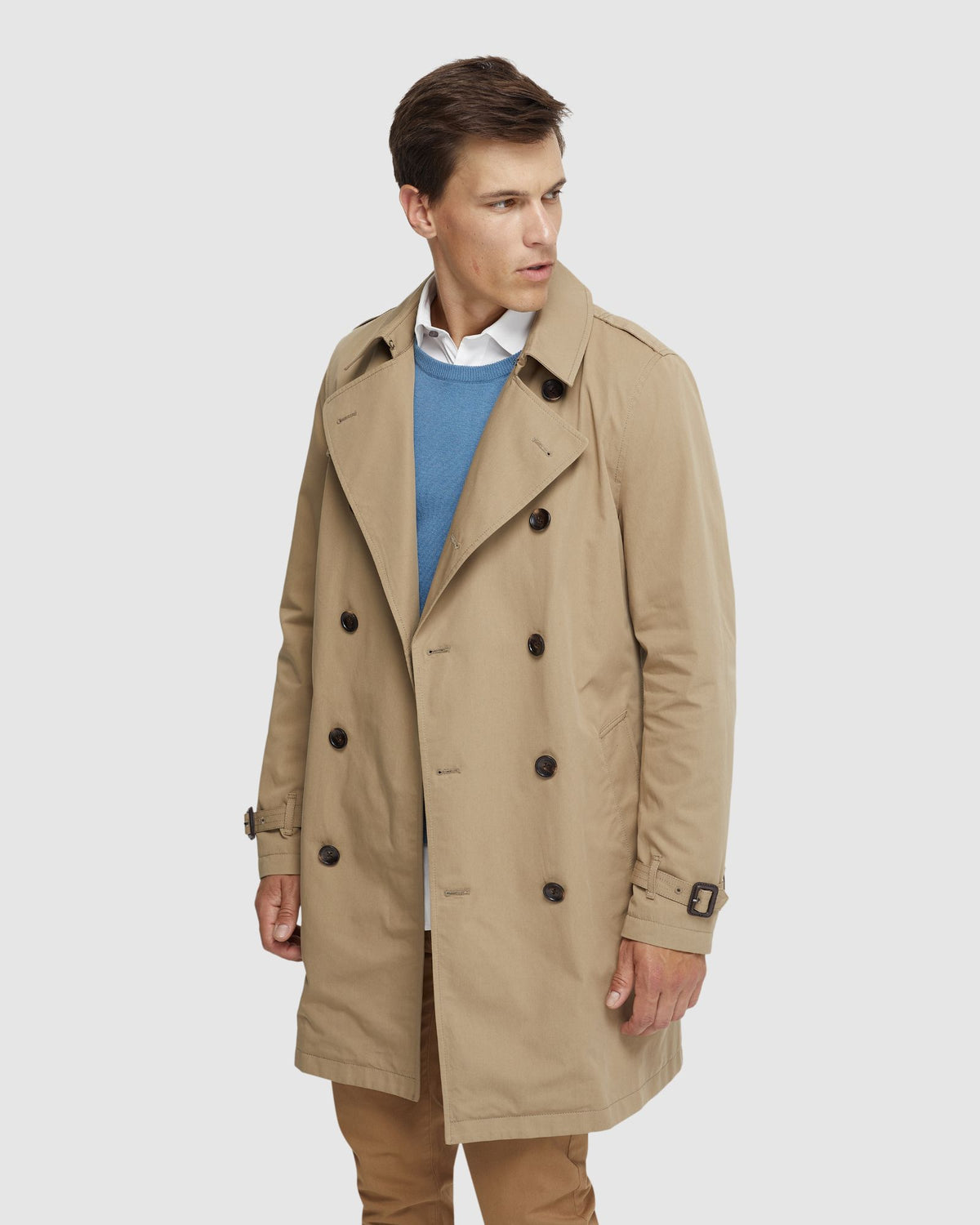MARCO SHORT TRENCH COAT MENS JACKETS AND COATS