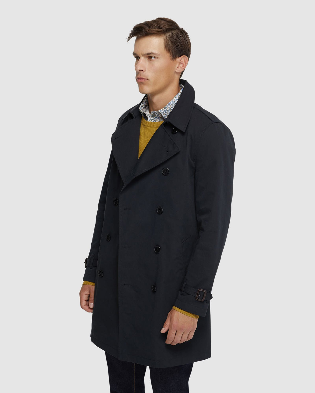 MARCO SHORT TRENCH COAT MENS JACKETS AND COATS