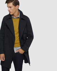 MARCO SHORT TRENCH COAT MENS JACKETS AND COATS