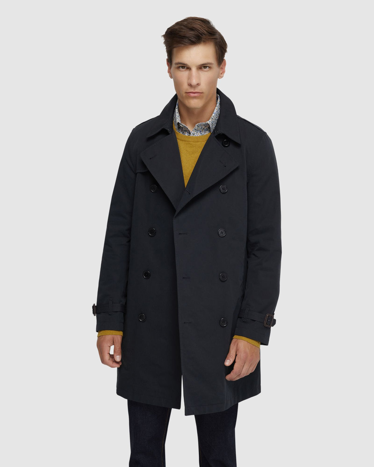 MARCO SHORT TRENCH COAT MENS JACKETS AND COATS