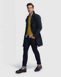 MARCO SHORT TRENCH COAT - AVAILABLE ~ 1-2 weeks MENS JACKETS AND COATS