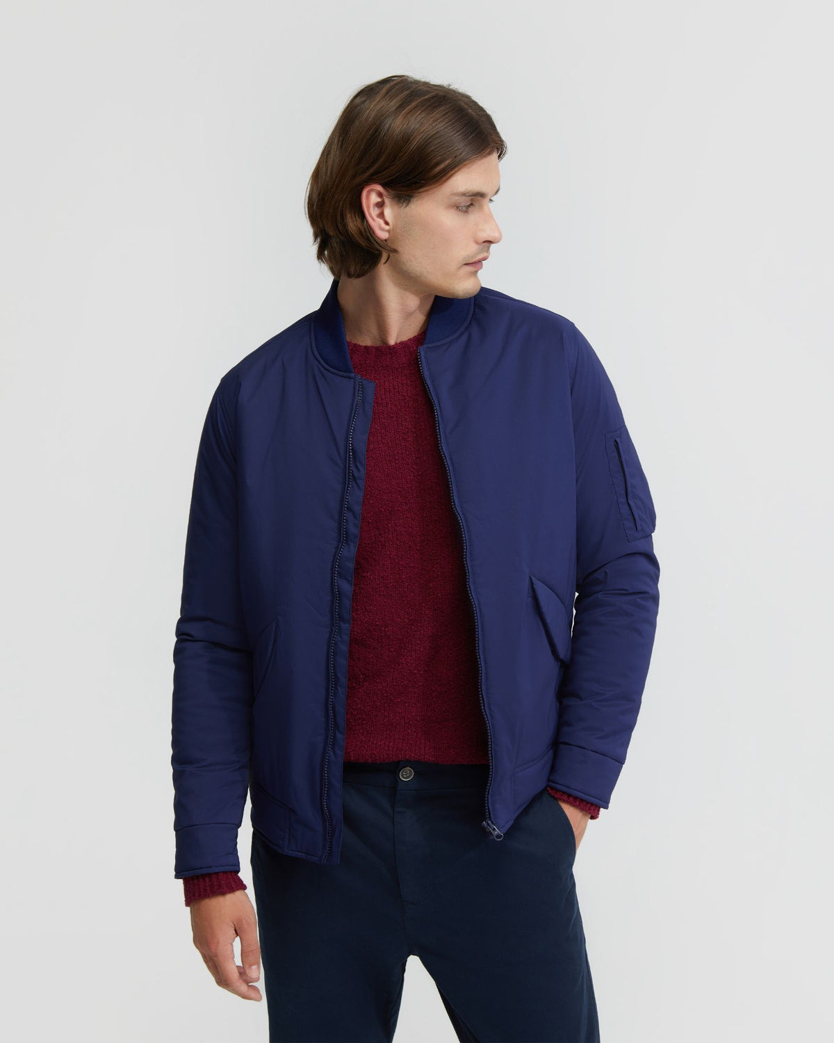 HAMISH PADDED BOMBER JACKET - AVAILABLE ~ 1-2 weeks MENS JACKETS AND COATS
