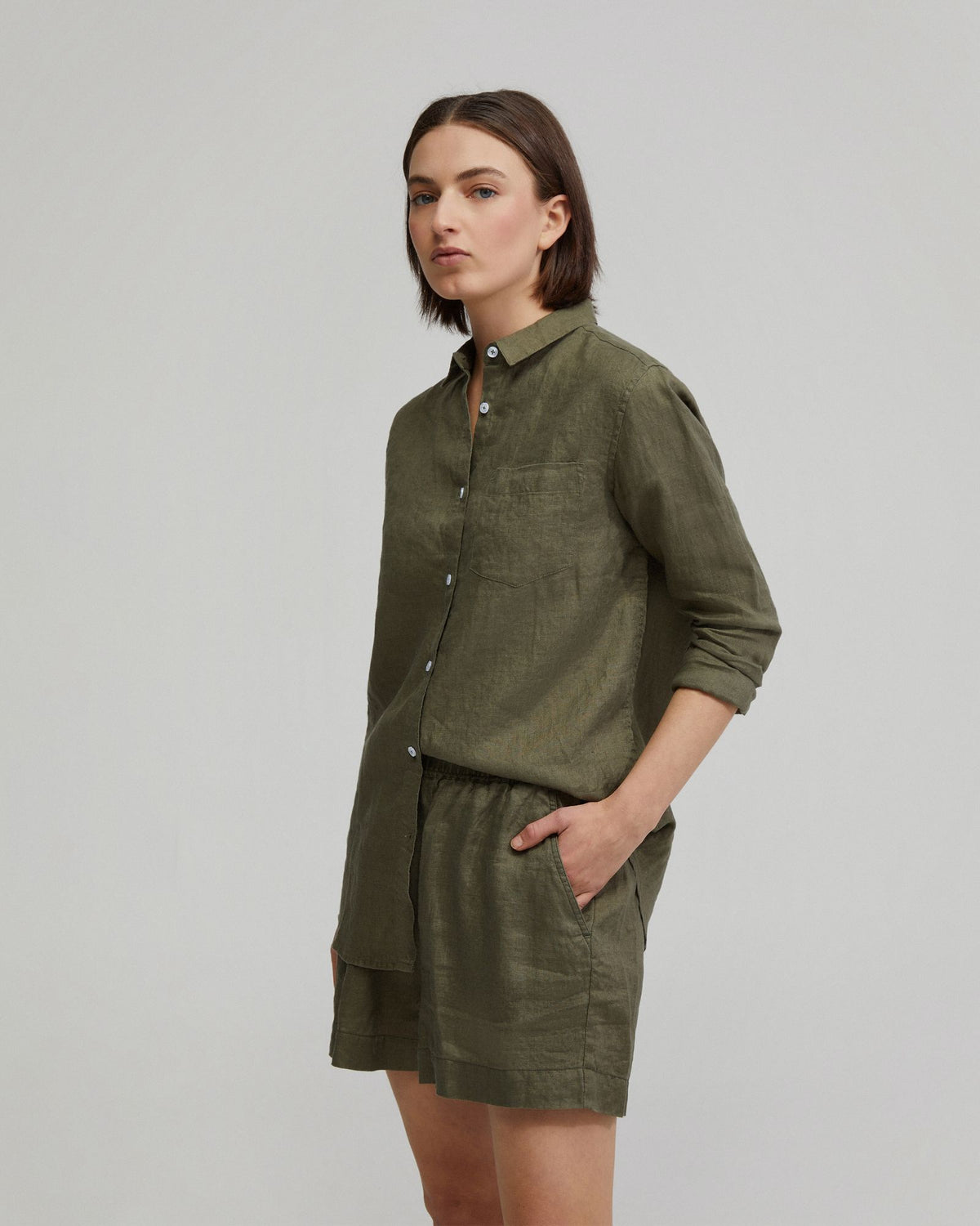 Jamie Linen Shirt WOMENS SHIRTS