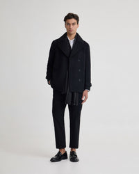 Henry Wool Pea Coat MENS JACKETS AND COATS