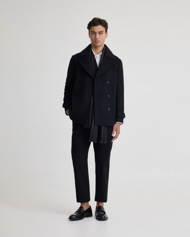 Henry Wool Pea Coat MENS JACKETS AND COATS