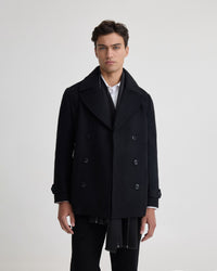 Henry Wool Pea Coat MENS JACKETS AND COATS