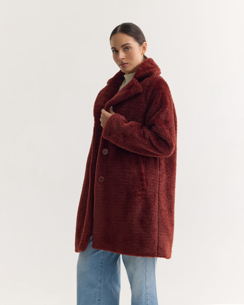 Teddy Faux Fur Coat WOMENS SUITS JKTS COATS