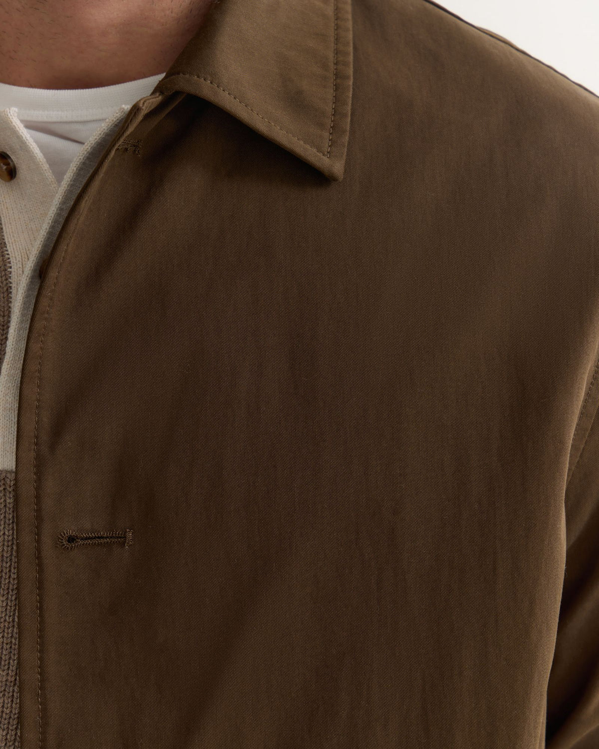 Jay Cotton Twill Trench Coat MENS JACKETS AND COATS