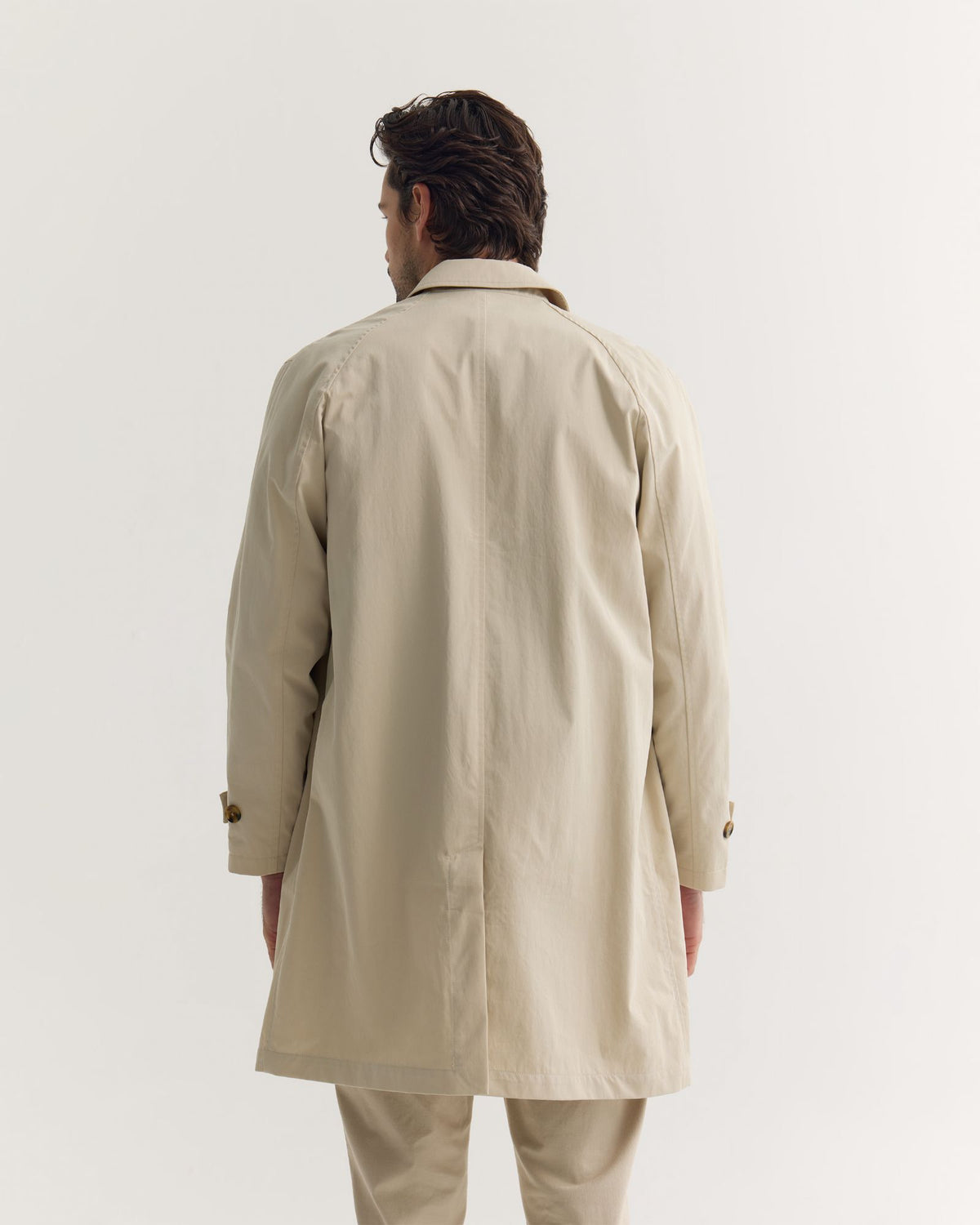 Jay Cotton Twill Trench Coat MENS JACKETS AND COATS