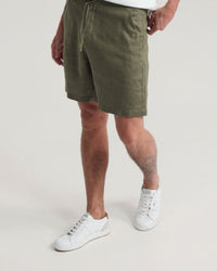 HARLEY LINEN SHORTS MENS SHORTS