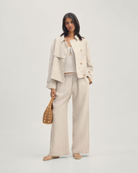 Griffin Linen Bomber WOMENS SUITS JKTS COATS