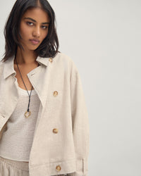 Griffin Linen Bomber WOMENS SUITS JKTS COATS