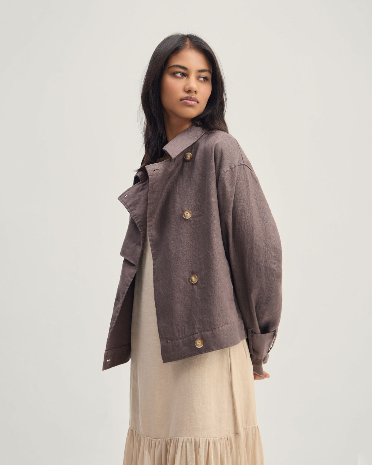 Griffin Linen Bomber WOMENS SUITS JKTS COATS