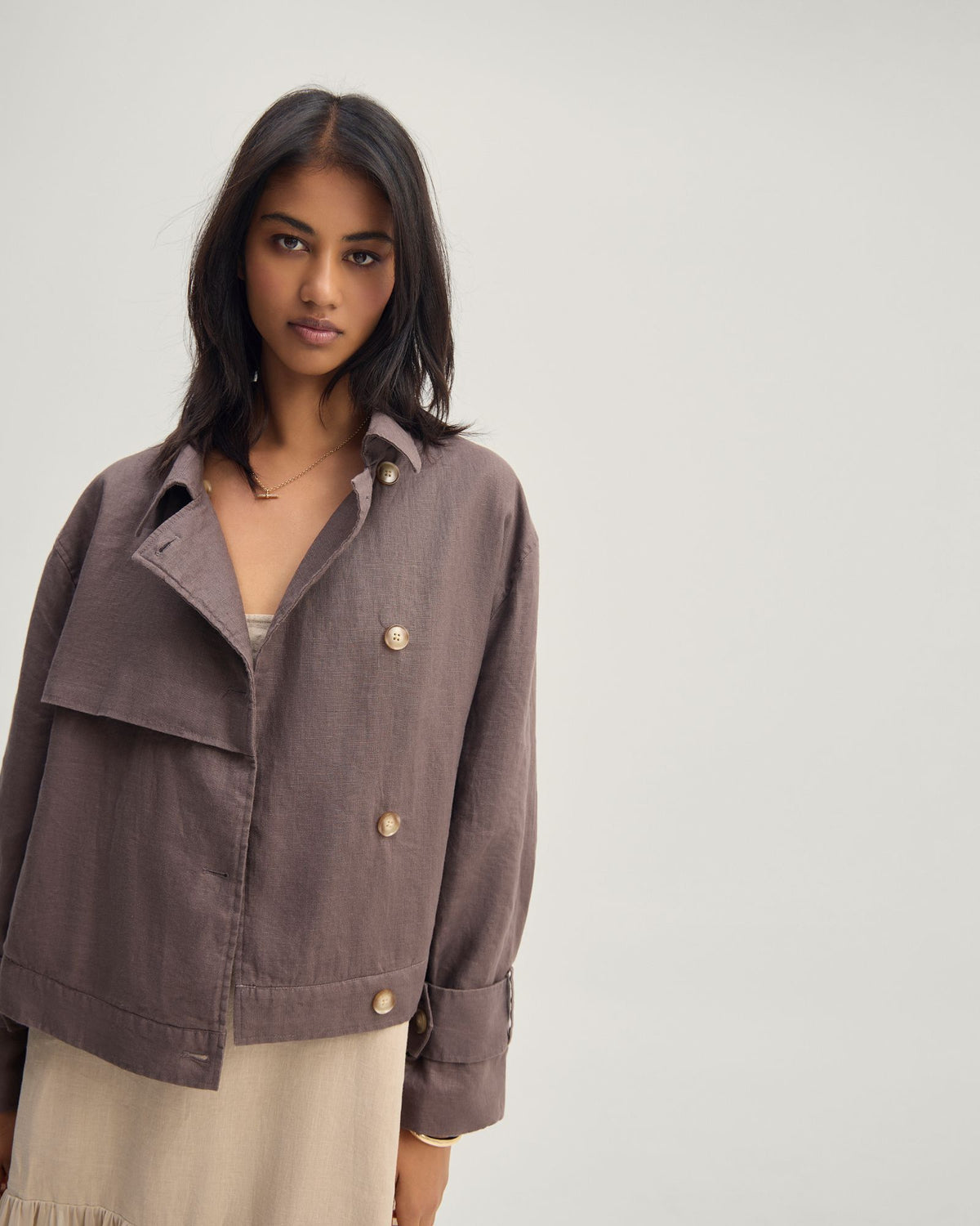 Griffin Linen Bomber WOMENS SUITS JKTS COATS