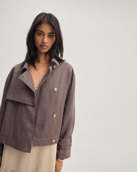 Griffin Linen Bomber WOMENS SUITS JKTS COATS