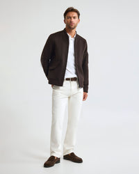 Hamish Wool Blend Bomber Jacket MENS JACKETS AND COATS