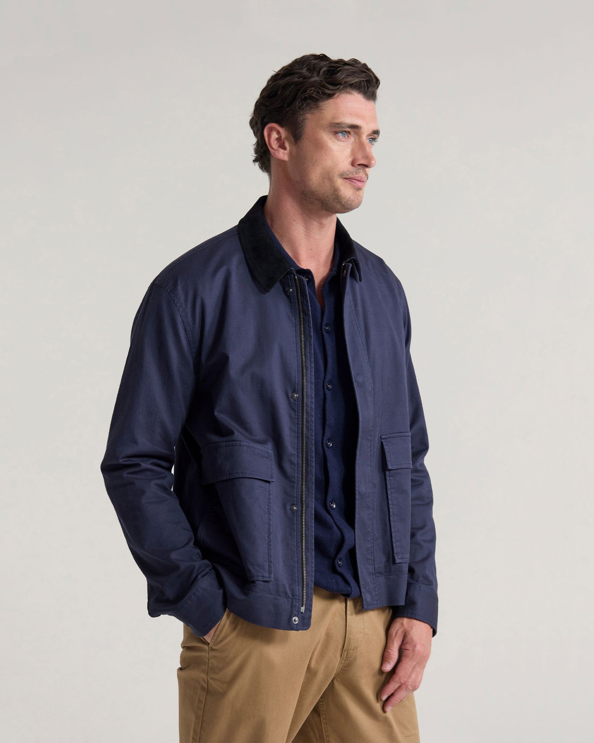 Jamie Cotton Twill Jacket MENS JACKETS AND COATS