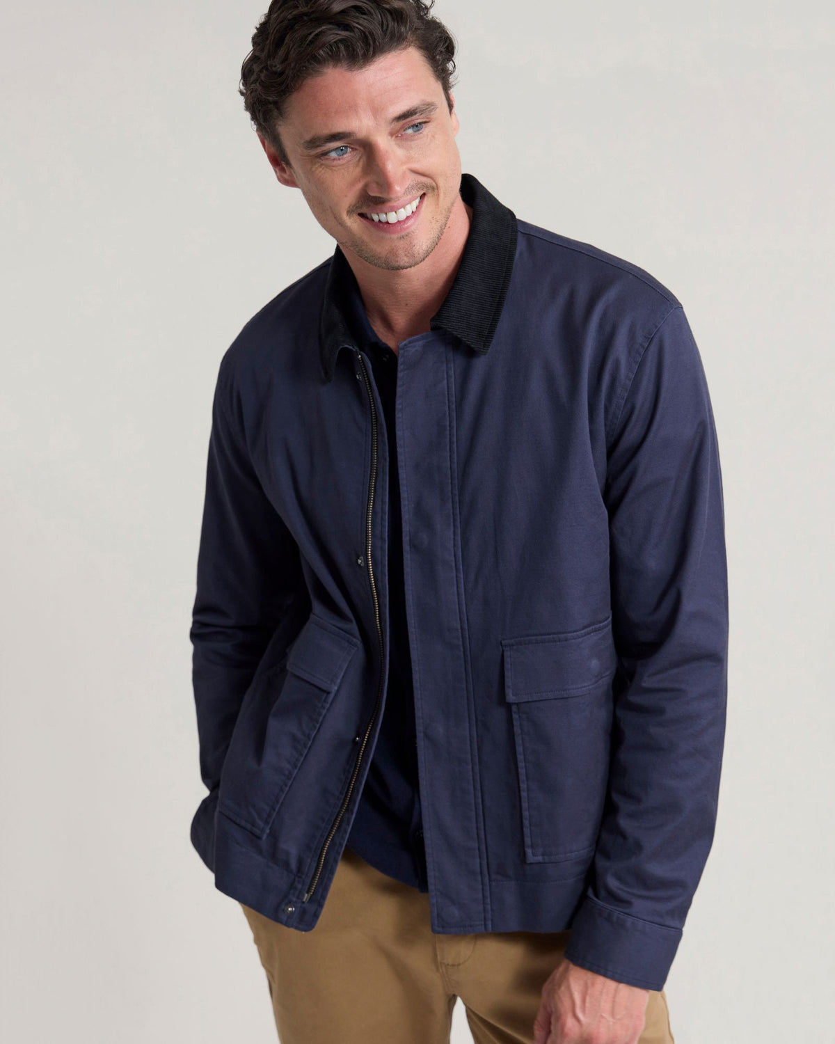 Jamie Cotton Twill Jacket MENS JACKETS AND COATS