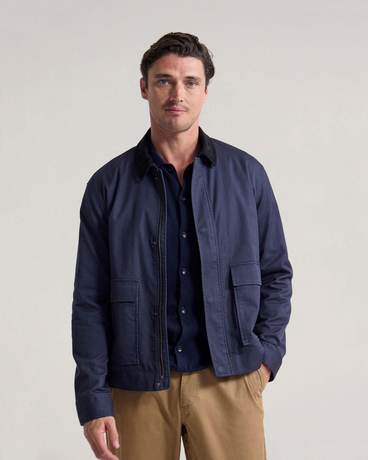 Jamie Cotton Twill Jacket MENS JACKETS AND COATS