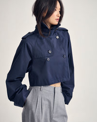 Annalise Crop Trench Jacket