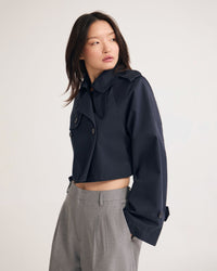 Annalise Crop Trench Jacket WOMENS SUITS JKTS COATS