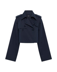 Annalise Crop Trench Jacket WOMENS SUITS JKTS COATS