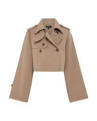 Annalise Crop Trench Jacket WOMENS SUITS JKTS COATS